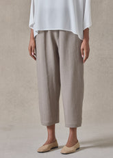lightweight linen japanese trouser (darkstone)