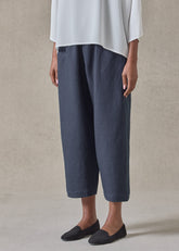 lightweight linen japanese trouser (navydark)