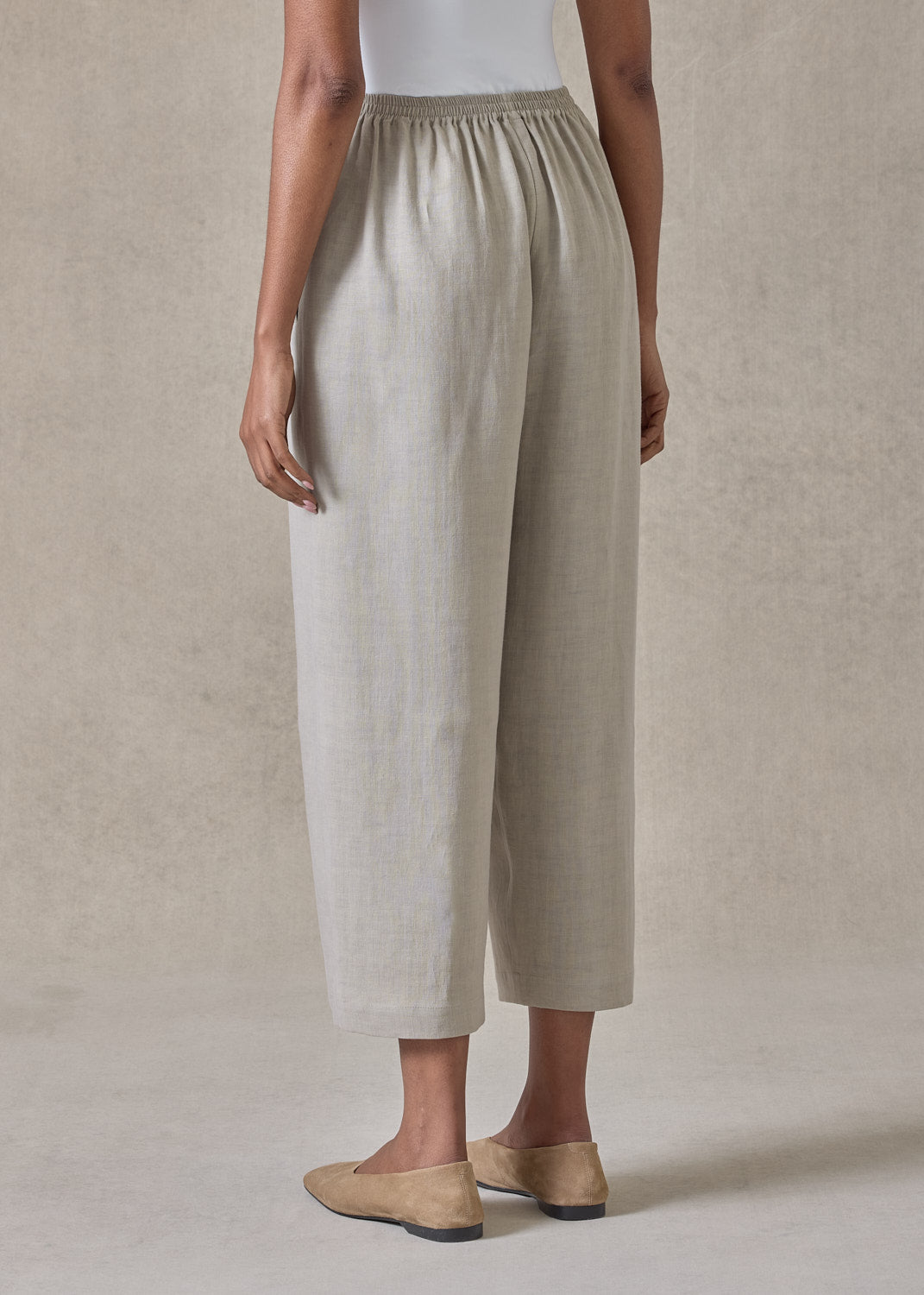 lightweight linen japanese trouser (stone)