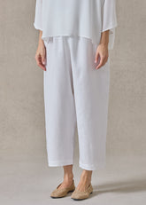lightweight linen japanese trouser (white)