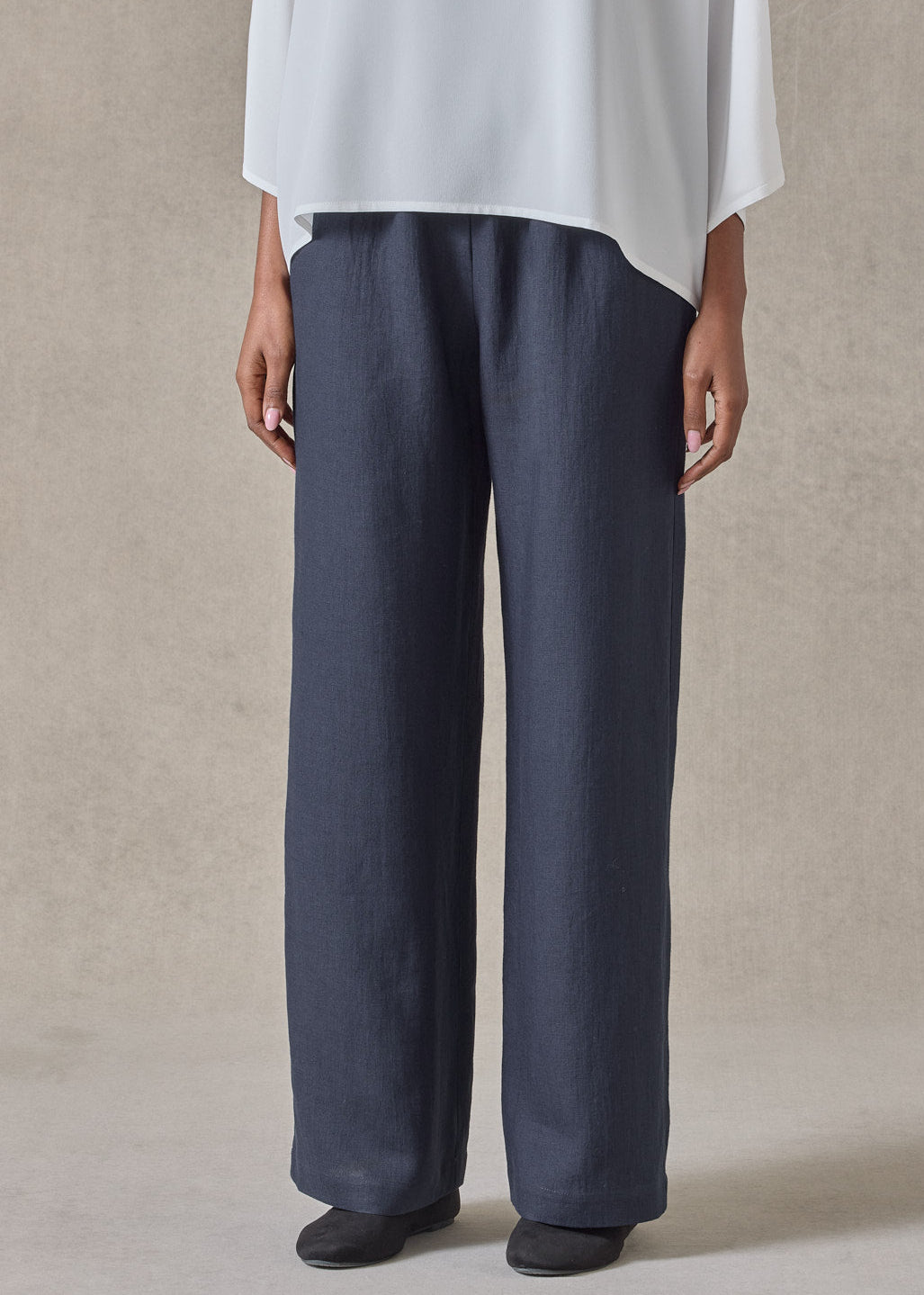 lightweight linen trouser (navydark)