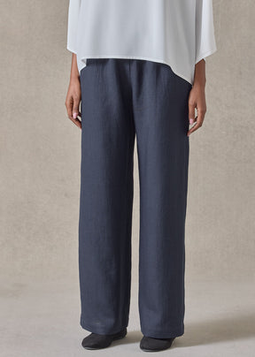 lightweight linen trouser (navydark)