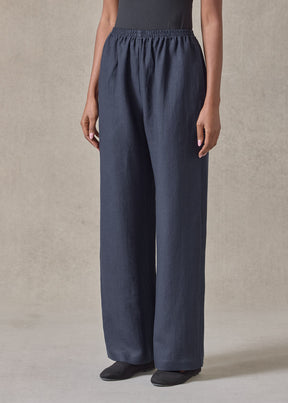lightweight linen trouser (navydark)