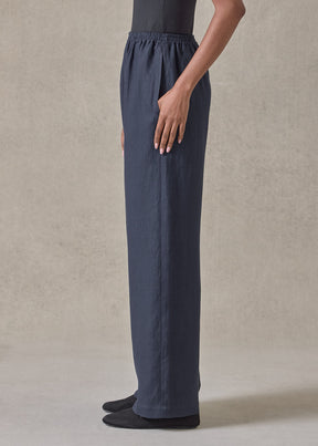 lightweight linen trouser (navydark)