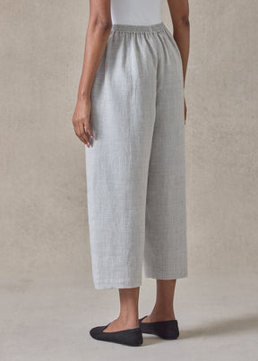 melange linen japanese trouser (cloudgrey)