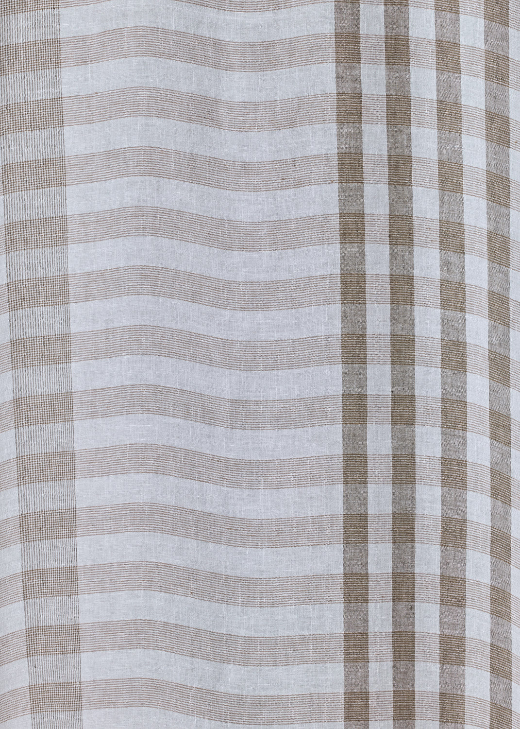 linen wide a-line shirt dress with collar (olive)