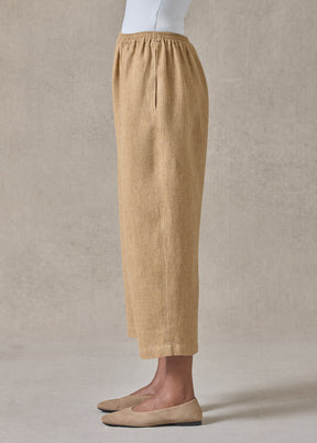 textured linen japanese trouser (goldhay)