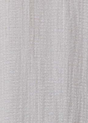 linen mix wide a-line scrunch shawl collar jacket - very long (natural)
