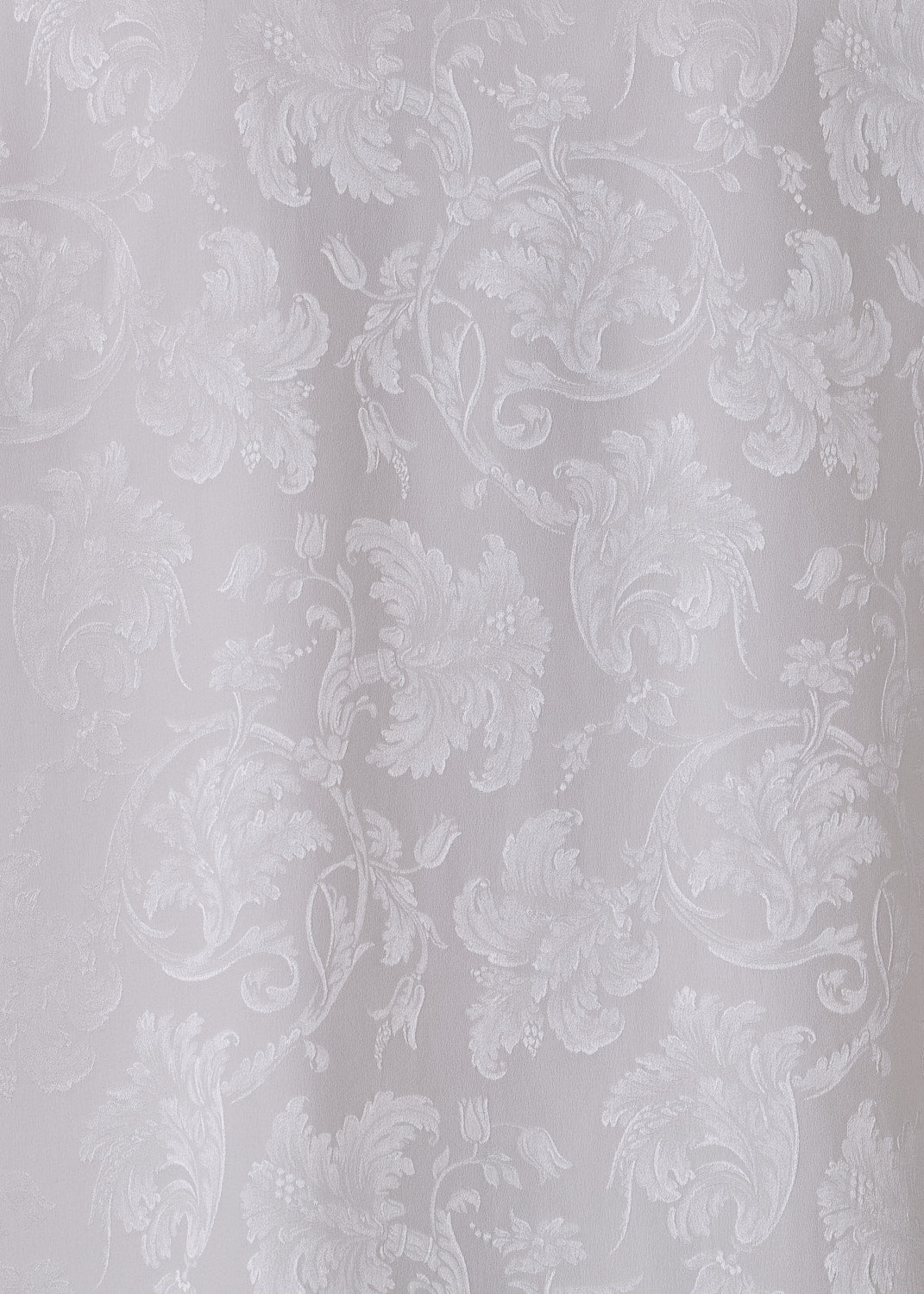 silk jacquard wide a-line double stand collar shirt - mid plus (ivory)