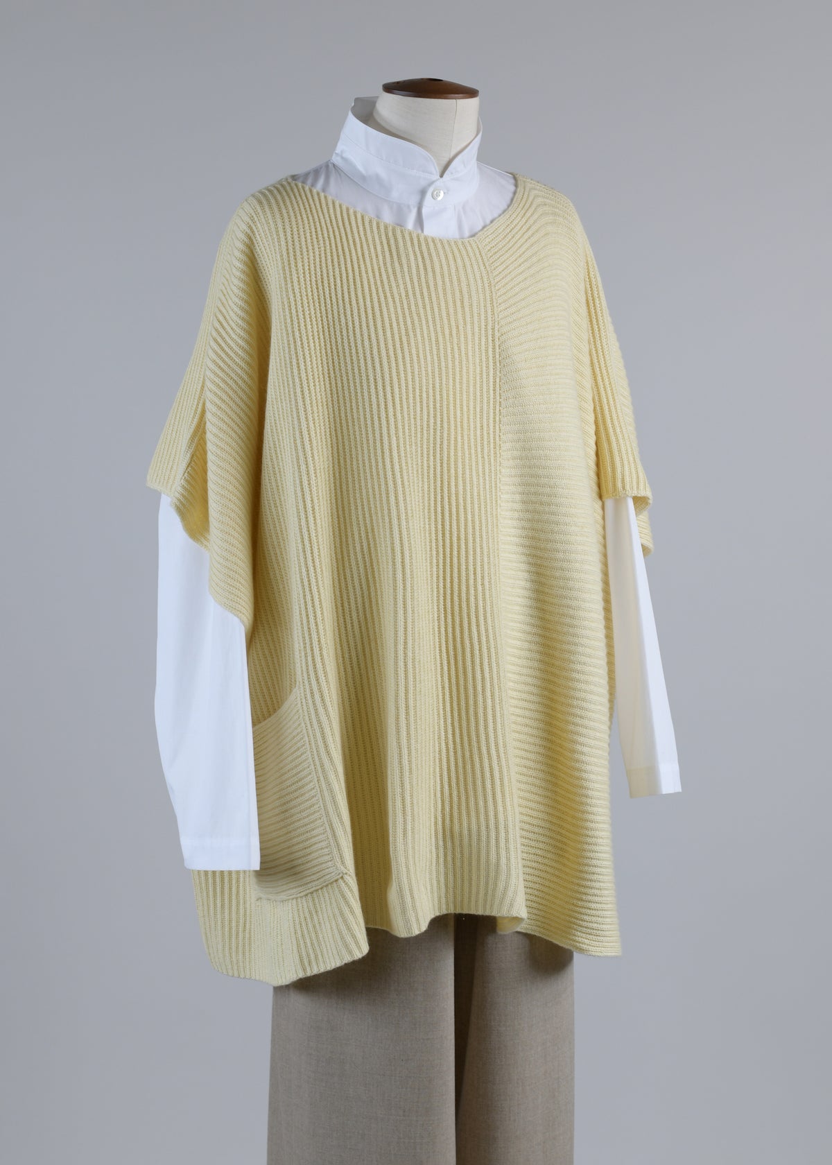 ribbed square kaftan - long (panelled)