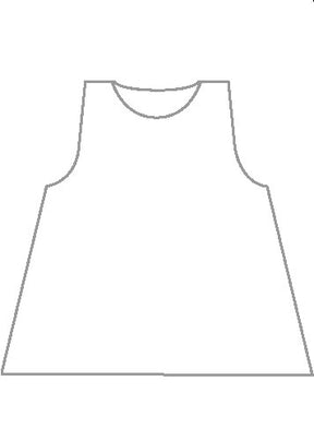 silk a-line shell - mid plus