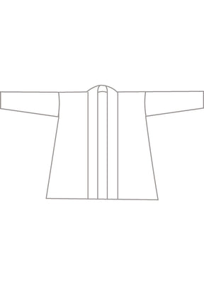cotton jersey wide a-line shawl collar cardigan  - long plus