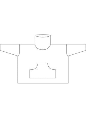cotton jersey monks top with pouch pocket