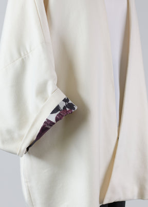 cashmere japanese warrior jkt -long plus(w/ domette lining)