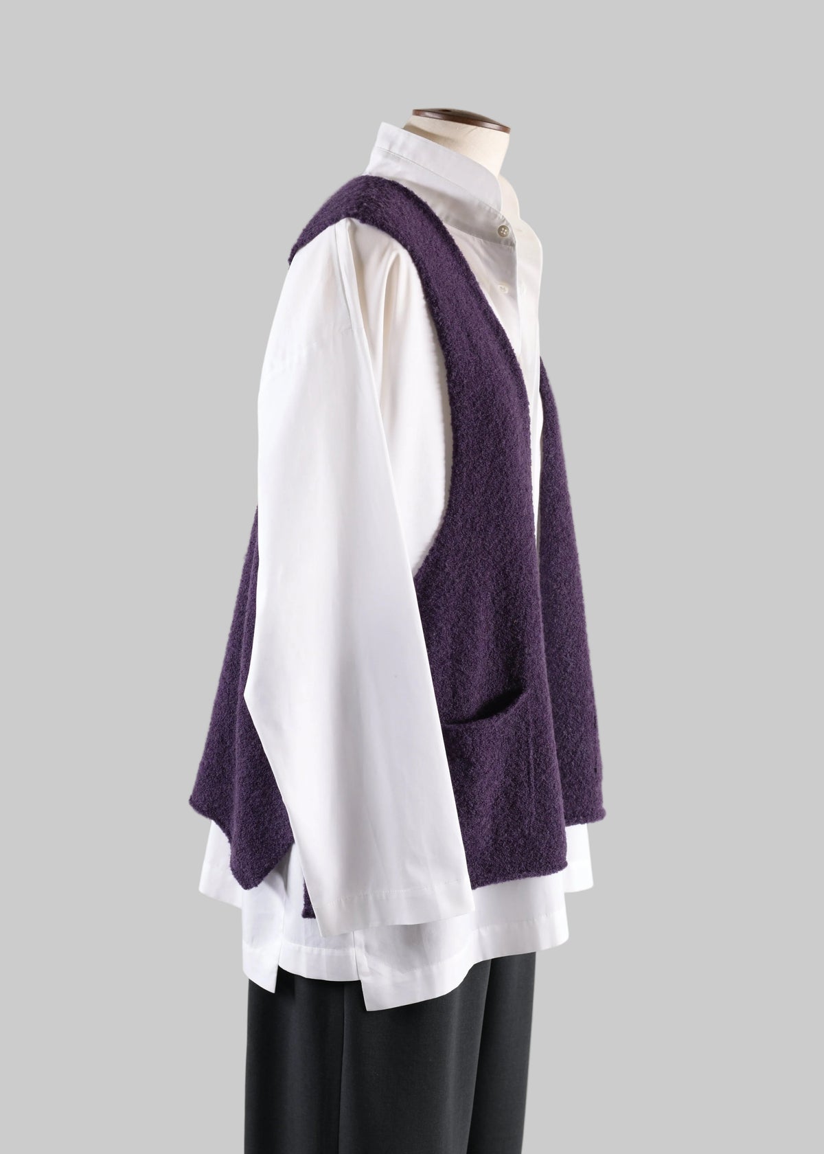 wool mix waistcoat (amethystdark)