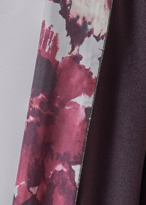 cashmere imperial round neck coat - very long (port)