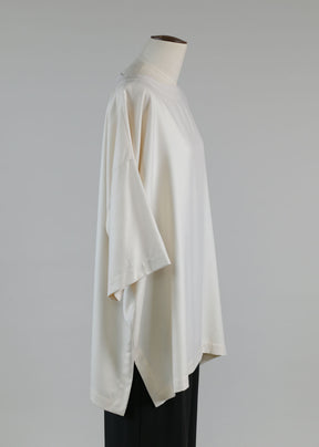 3/4 slv scoop neck tunic - long plus w/slits