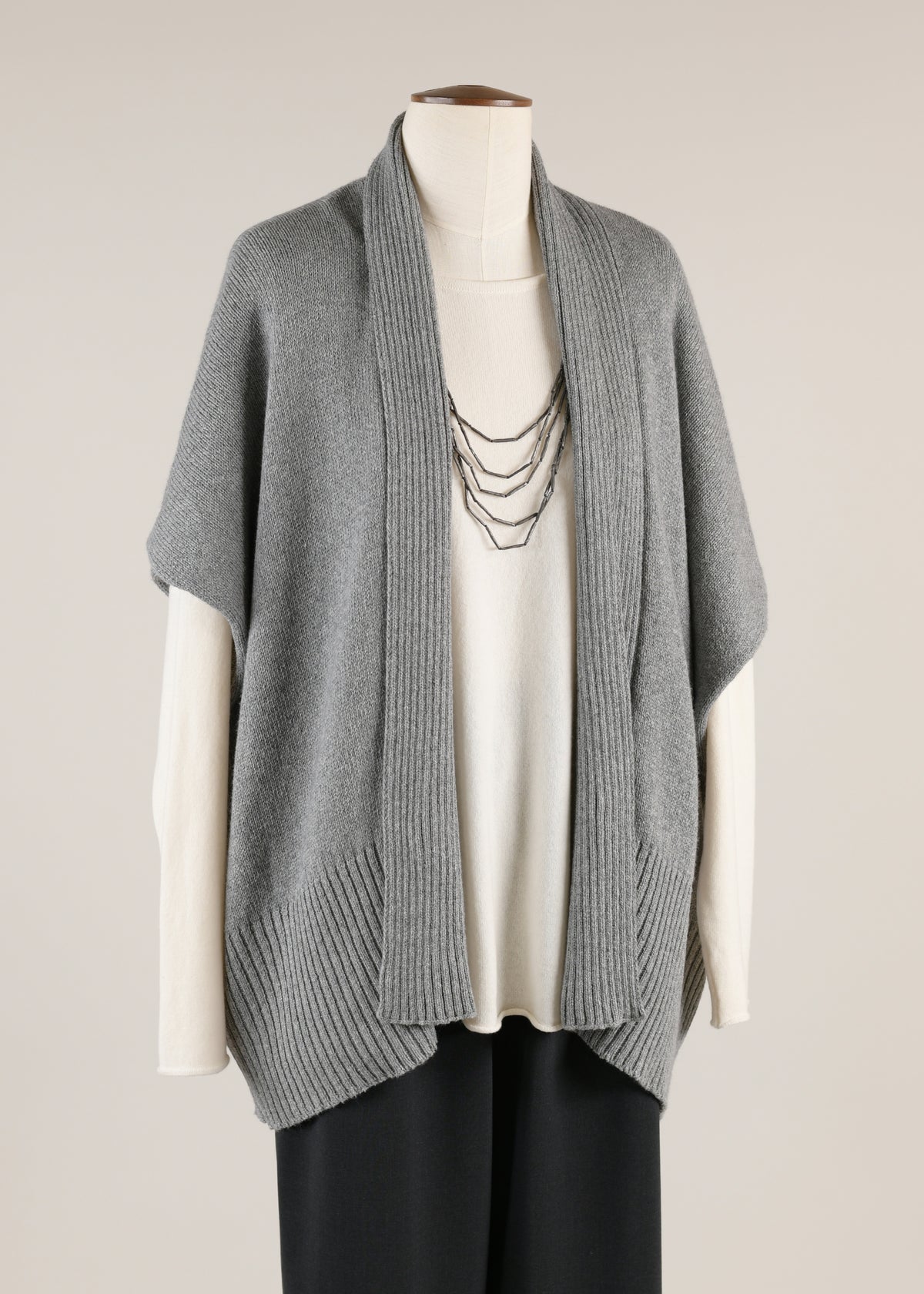 shawl collar tabard - mid plus