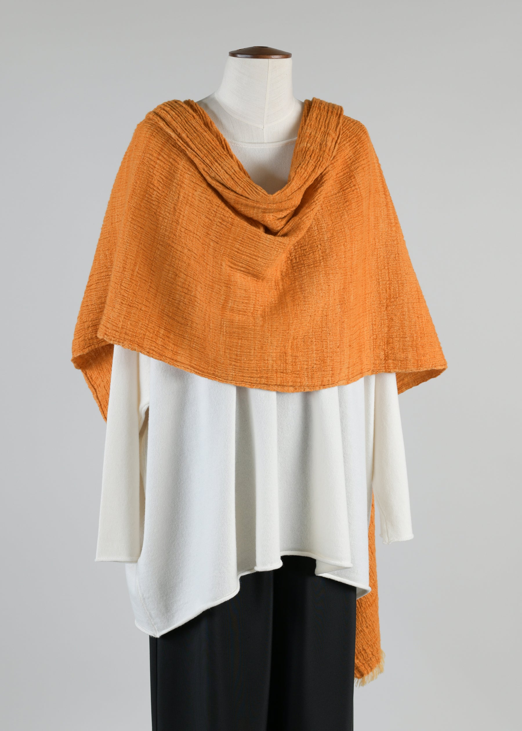 ripple cashmere scarf