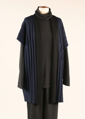 shawl collar tabard - long plus