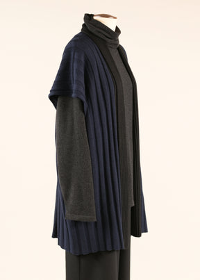 shawl collar tabard - long plus