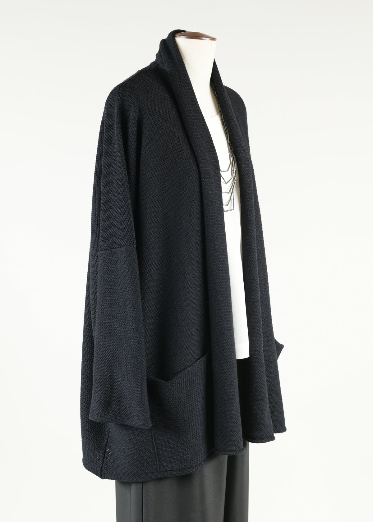 shawl collar cardigan - long