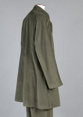 cotton cashmere mix persian jacket - very long