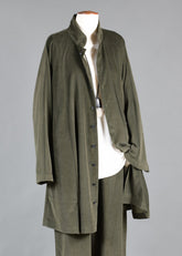cotton cashmere mix persian jacket - very long