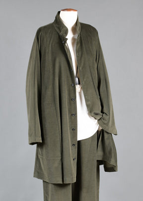 cotton cashmere mix persian jacket - very long