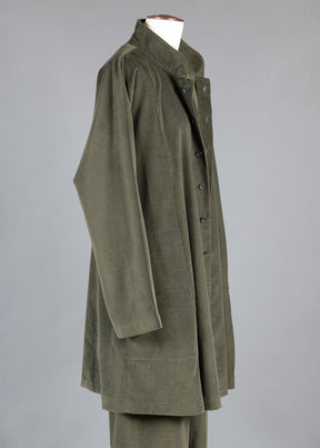 cotton cashmere mix persian jacket - very long