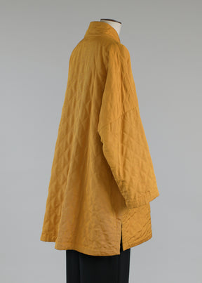 imperial coat with chinese collar - long plus