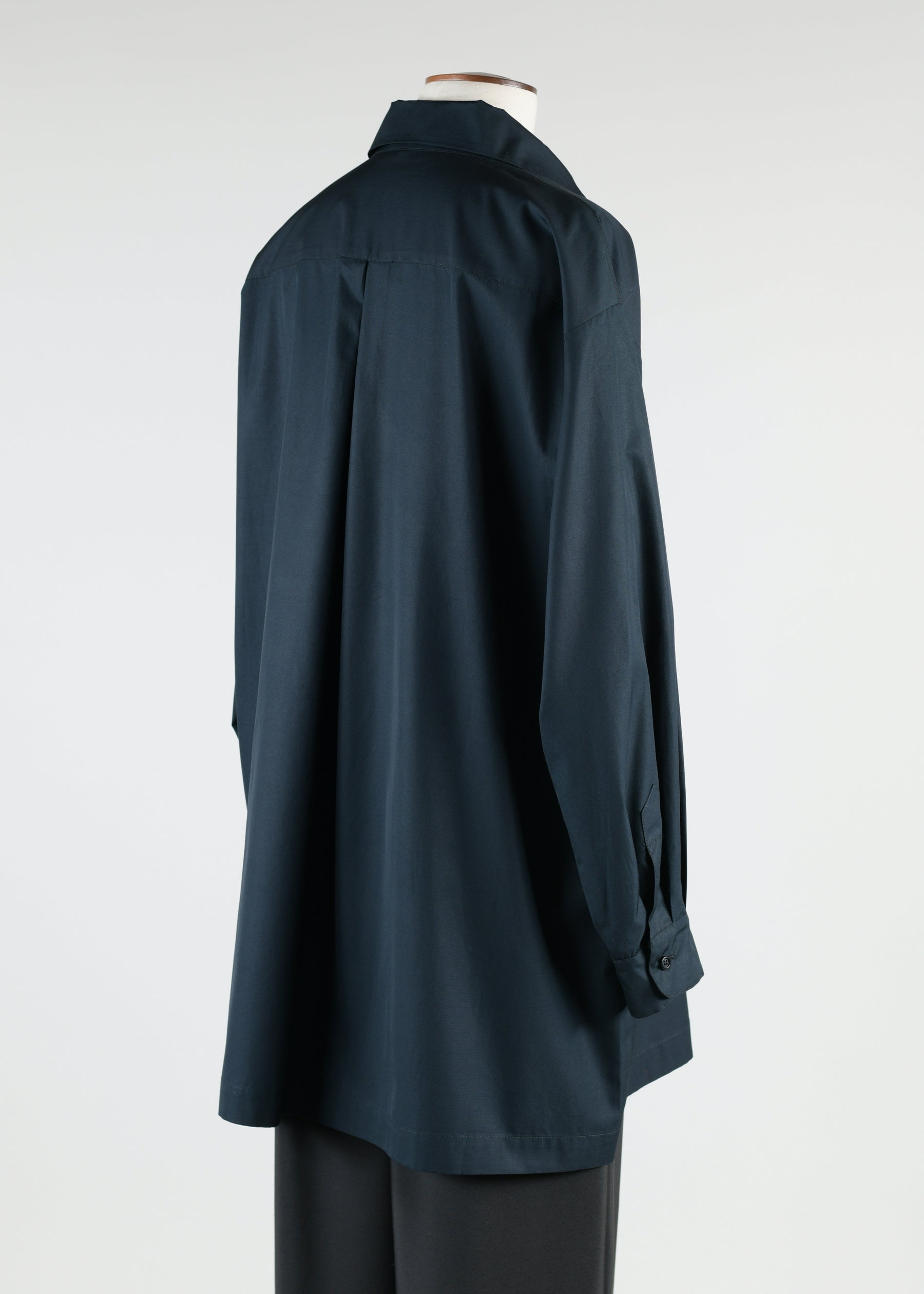 slim a-line shirt with collar - long plus