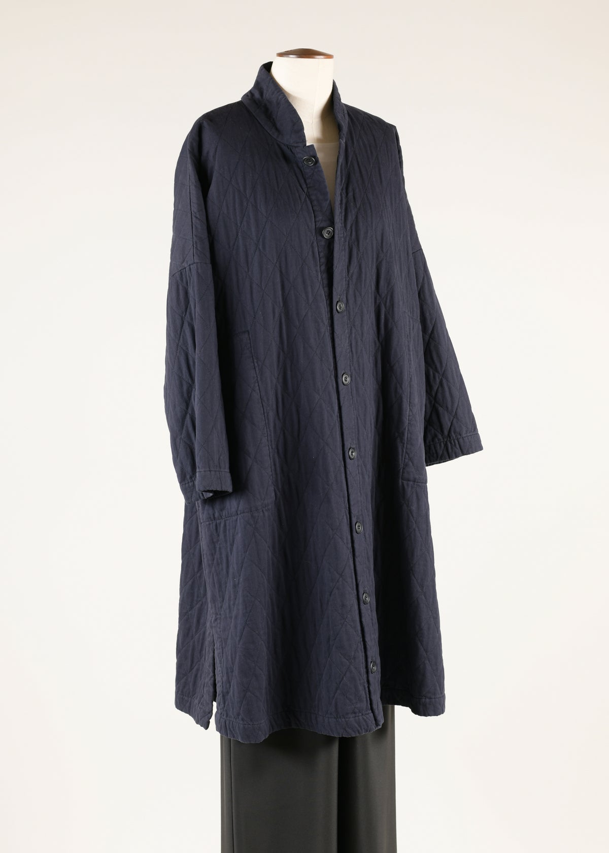 imperial coat with chinese collar - very long