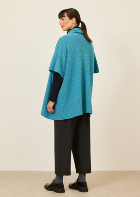 scrunch shawl collar sleeveless knit cardigan - long plus