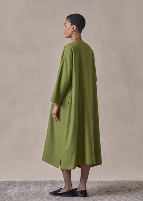cashmere wide a-line scoop neck dress (fernlight)