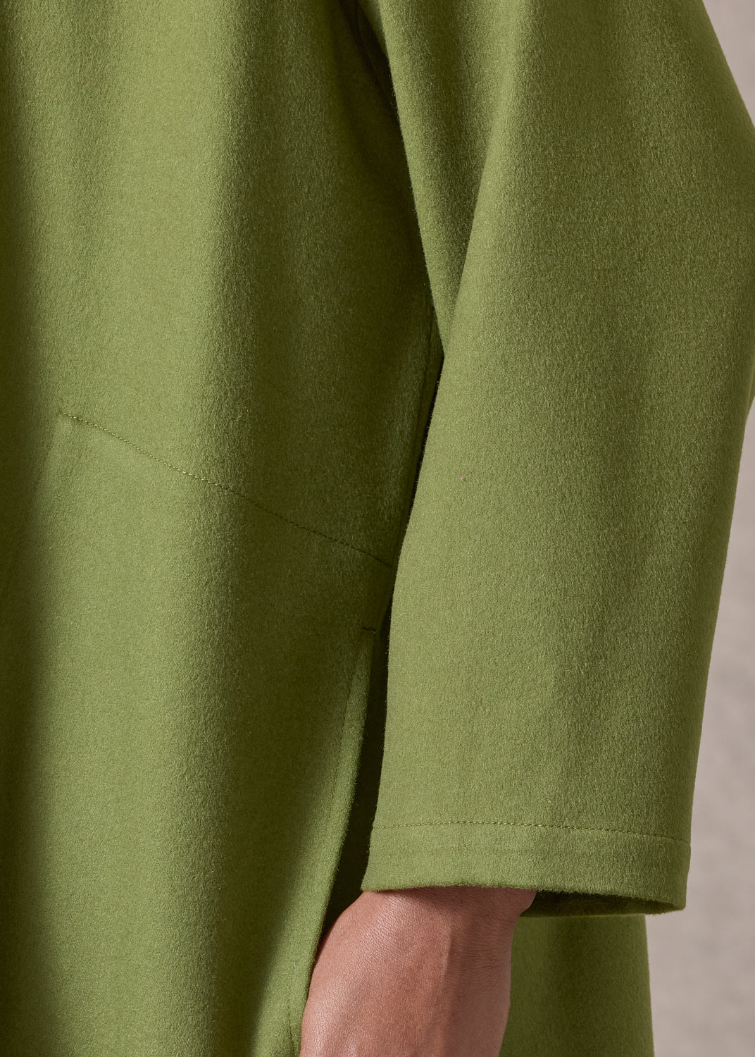 cashmere wide a-line scoop neck dress (fernlight)