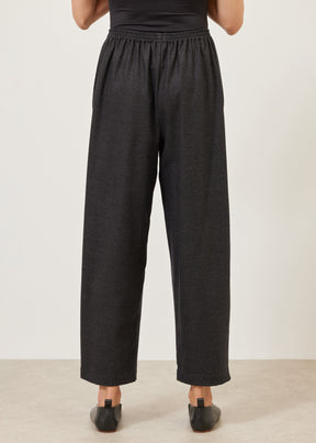 longer japanese trouser with ankle slits