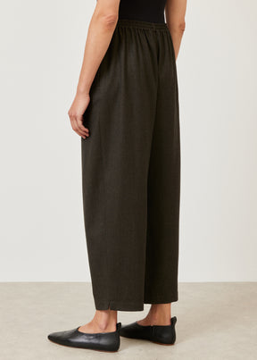 longer japanese trouser with ankle slits