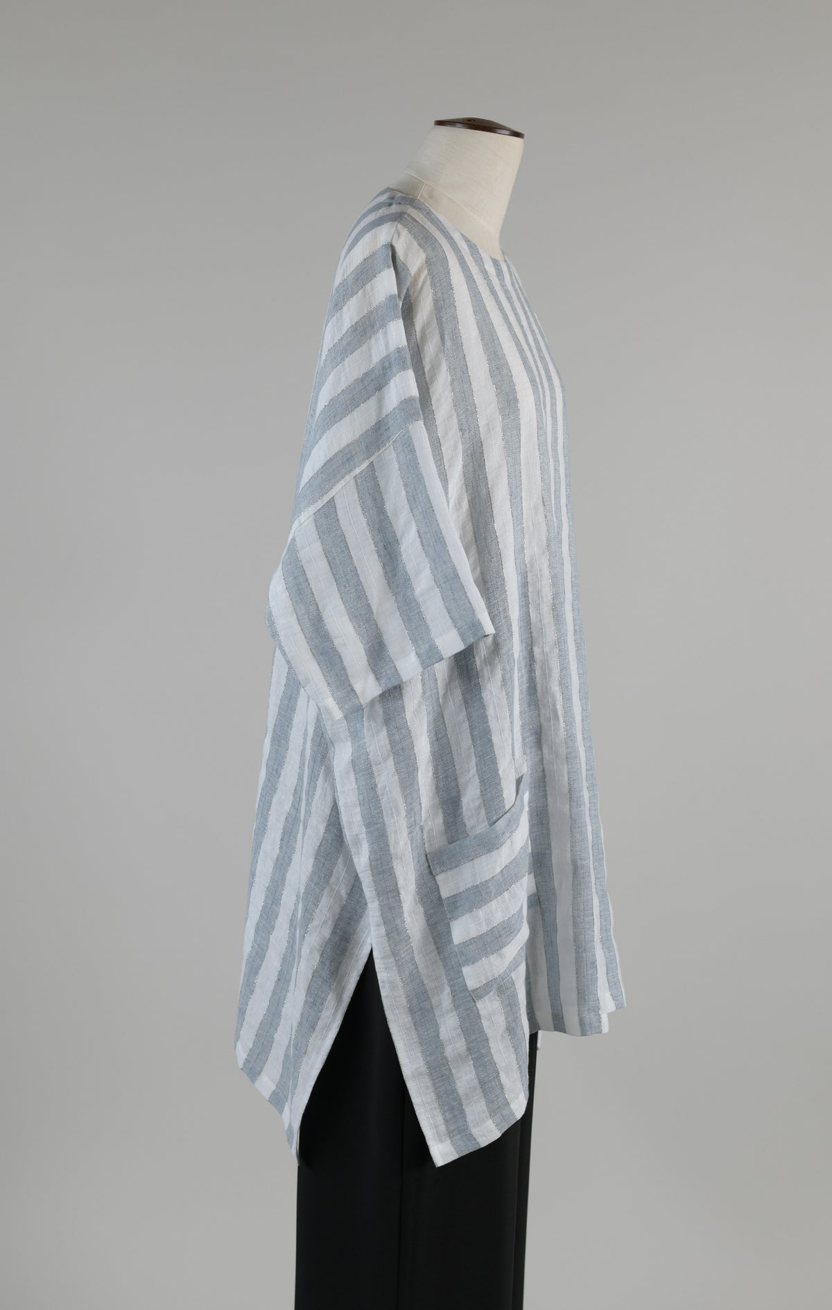 longer back scoop neck t shirt - long plus