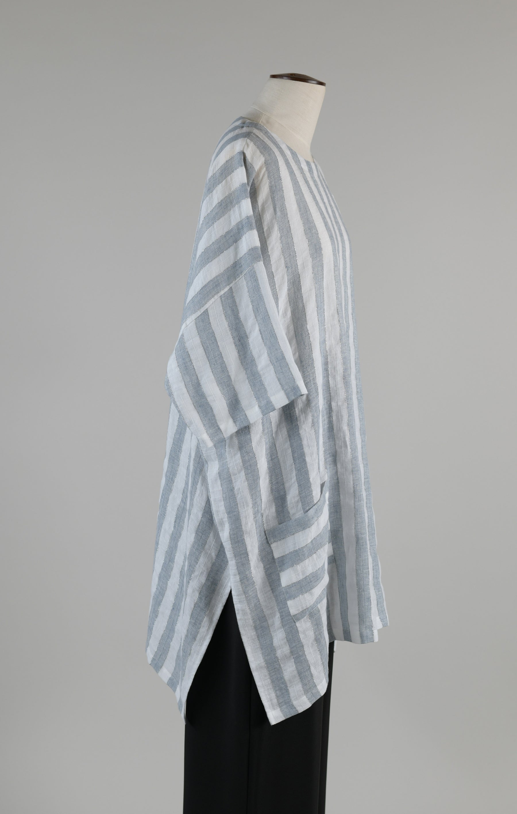 longer back scoop neck t shirt - long plus