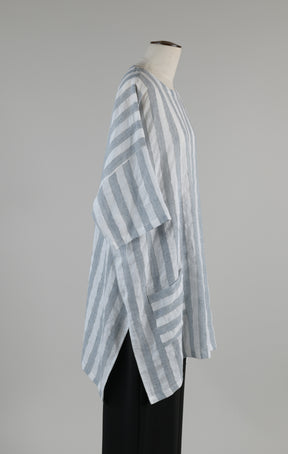 longer back scoop neck t shirt - long plus