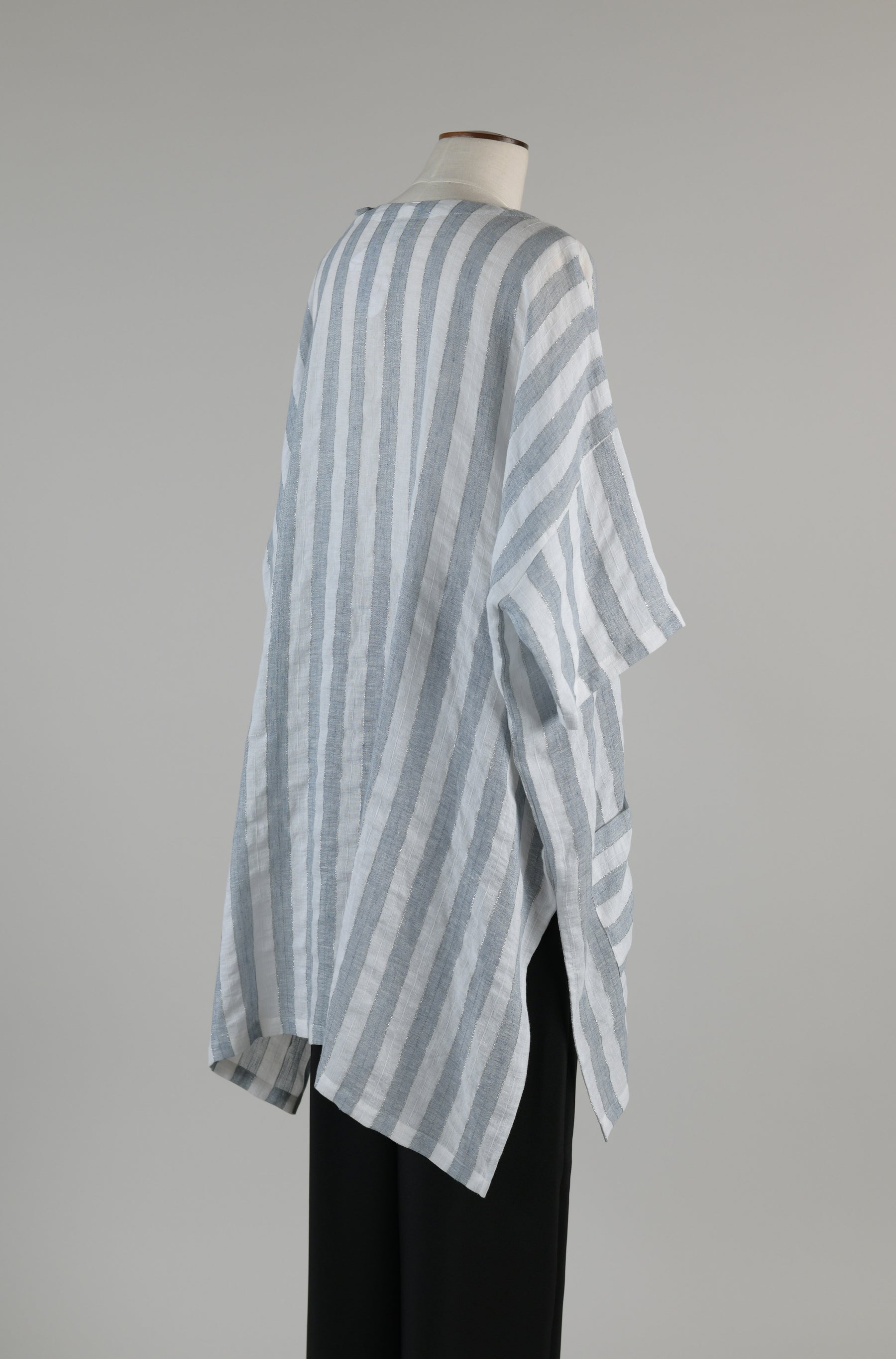 longer back scoop neck t shirt - long plus