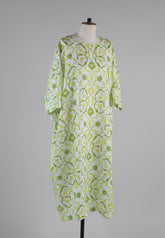 short sleeve wide round neck dress