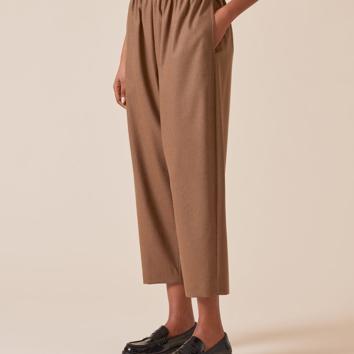 wool cashmere mix japanese trouser
