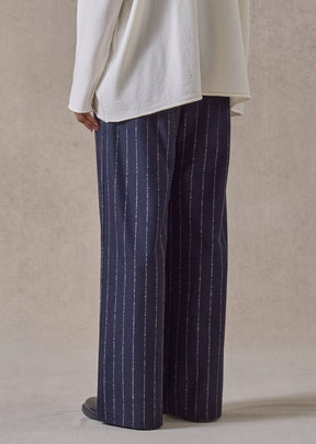 wool cashmere mix trouser (navydark)