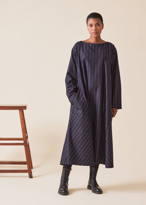 wool cashmere mix caucasus scoop neck dress