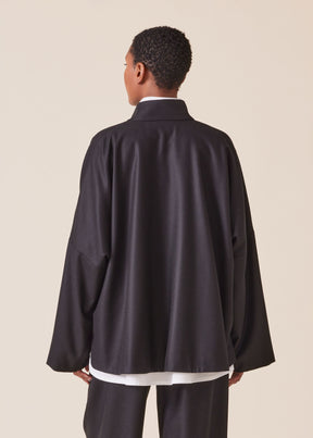 ジャケット・アウター PONTI Light wool fabric JK Lightweight Boiled Wool Classic Collar Jacket in