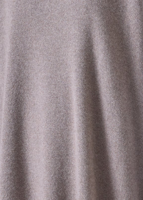 cashmere a-line sleeveless cross over v-neck - long