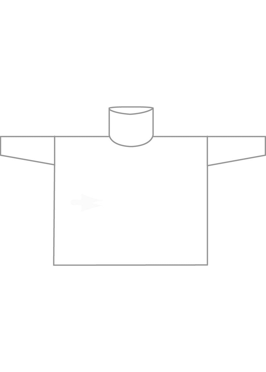 cashmere slim sleeve monks top - long