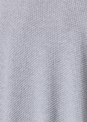 cashmere square 3/4 sleeve  top - long
